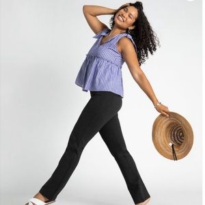 Betabrand Dress Pant Yoga Pant - Charcoal